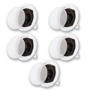 R191 in Ceiling/in Wall 5 Speaker Set 2 Way Home Theater 1000 Watt New R191-5S R191 in Ceiling/in Wall 5 Speaker Set 2 Way Home Theater 1000 Watt New R191-5S