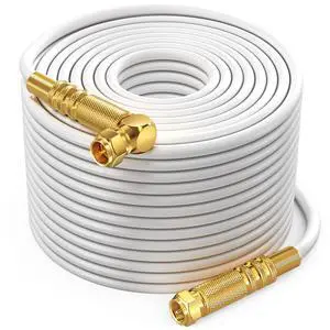 RG6 Quad Shield Coaxial Cable 300 Feet, 90 Degree Angled Cable Cord for TV Cable Wire, Coax Cable 300 Ft RG6 Quad Shield Coaxial Cable 300 Feet, 90 Degree Angled Cable Cord for TV Cable Wire, Coax Cable 300 Ft