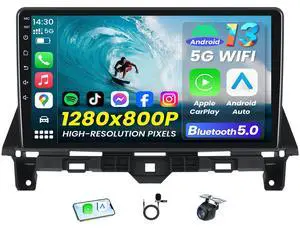 64GB Car Radio for Honda Accord 2008-2012: 10.1'' 1280 * 800 HD Touch Screen Stereo with Wireless CarPlay Android Auto 5GWiFi GPS Bluetooth FM RDS SWC Backup Camera 64GB Car Radio for Honda Accord 2008-2012: 10.1'' 1280 * 800 HD Touch Screen Stereo with Wireless CarPlay Android Auto 5GWiFi GPS Bluetooth FM RDS SWC Backup Camera