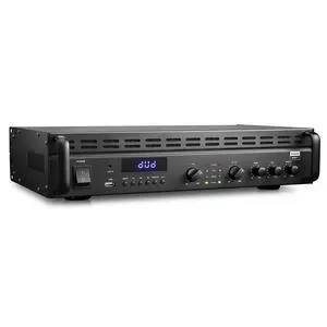 Power Amplifier, 2 Channel Audio Amplifier with Bluetooth 5.3, EQ Controls, 100W RMS and 225W @4 Bridgeable, Versatile Inputs, for Home Party, Live Sound, DJs and Garage, MAMP7 Power Amplifier, 2 Channel Audio Amplifier with Bluetooth 5.3, EQ Controls, 100W RMS and 225W @4 Bridgeable, Versatile Inputs, for Home Party, Live Sound, DJs and Garage, MAMP7