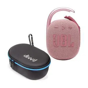 Clip 4 Portable Bluetooth Speaker (Pink) + Bundle with divvi! Protective Hardshell Case (Black) Clip 4 Portable Bluetooth Speaker (Pink) + Bundle with divvi! Protective Hardshell Case (Black)