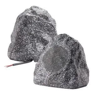 2R4G Outdoor Granite Rock 2 Speaker Set for Deck Pool Spa Patio Garden 2R4G Outdoor Granite Rock 2 Speaker Set for Deck Pool Spa Patio Garden