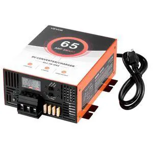 RV Power Converter, 65 Amp, 110V AC to 12V DC RV Converter Battery Charger, Multi Stage Smart Charging, 13V to 16.5V Operating Range, Compatible with Lithium & Lead Acid Battery, for Camper RV Power Converter, 65 Amp, 110V AC to 12V DC RV Converter Battery Charger, Multi Stage Smart Charging, 13V to 16.5V Operating Range, Compatible with Lithium & Lead Acid Battery, for Camper