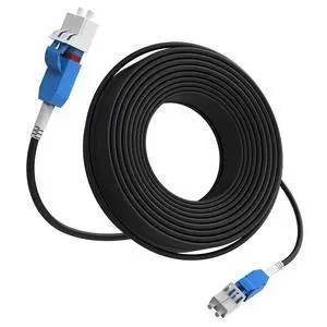 75M/246FT LC to LC Armored Outdoor Fiber Optic Cable, Single Mode Duplex 9/125m SMF Fiber Patch Cord, OS1/OS2 Compatible, Black LSZH Jacket, Uniboot Jumper for FTTH, Data Center, Long-Distance Use 75M/246FT LC to LC Armored Outdoor Fiber Optic Cable, Single Mode Duplex 9/125m SMF Fiber Patch Cord, OS1/OS2 Compatible, Black LSZH Jacket, Uniboot Jumper for FTTH, Data Center, Long-Distance Use