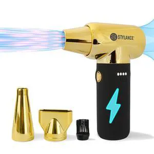Compressed Barber Air Duster,110000RPM Cordless Vacuum Cleaner, Electric Mini Air Duster for Hair Barber, for Cooling, Cleaning,Salon,Home, Type-C,Gold Compressed Barber Air Duster,110000RPM Cordless Vacuum Cleaner, Electric Mini Air Duster for Hair Barber, for Cooling, Cleaning,Salon,Home, Type-C,Gold