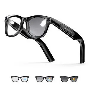 2026 Ai Smart Glasses for Men Women, 8mp 4k Hd Camera Glasses, 410mah Battery, Supports Photo/Video/Audio Recording, Ai Voice Control, Ai Glasses with Bluetooth Calling(Photochromic & Blue Light) 2026 Ai Smart Glasses for Men Women, 8mp 4k Hd Camera Glasses, 410mah Battery, Supports Photo/Video/Audio Recording, Ai Voice Control, Ai Glasses with Bluetooth Calling(Photochromic & Blue Light)