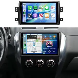 4G+128G Car Radio Stereo for Suzuki SX4 2006-2013, 9inch HD in-Cell Touch Screen/Android 15/Wireless CarPlay/Android Auto/GPS/5Ghz WiFi/5.0Bluetooth/FM/RDS/SWC/AHD Backup Camera 4G+128G Car Radio Stereo for Suzuki SX4 2006-2013, 9inch HD in-Cell Touch Screen/Android 15/Wireless CarPlay/Android Auto/GPS/5Ghz WiFi/5.0Bluetooth/FM/RDS/SWC/AHD Backup Camera