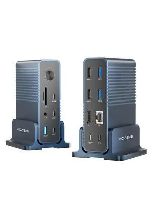 USB C Docking Station Dual Monitor,15-in-1 Laptop Docking Station with 2*HDMI+DP,+ 2*USB3.1-10G+3*USB-A-5G+SD/TF+3.5MM Audio&MIC+Gigabit Ethernet, for Windows/Dell/HP/Lenovo USB C Docking Station Dual Monitor,15-in-1 Laptop Docking Station with 2*HDMI+DP,+ 2*USB3.1-10G+3*USB-A-5G+SD/TF+3.5MM Audio&MIC+Gigabit Ethernet, for Windows/Dell/HP/Lenovo
