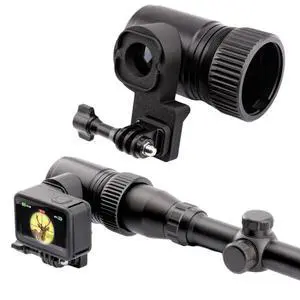 Outdoor Scope Camera Mount Compatible with Hero 9/10/11/12 Quick Side-Lightweight Mount with Built-in Sunshade for Outdoor Adventures Outdoor Scope Camera Mount Compatible with Hero 9/10/11/12 Quick Side-Lightweight Mount with Built-in Sunshade for Outdoor Adventures