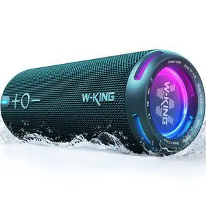 Portable Bluetooth Speakers Loud, IPX7 Waterproof Outdoor Speakers Wireless, APP Customized EQ, Dual Voice Coil/Deep Bass, 360° Sound with Lights/V5.3/TF/AUX, 40W Party Boombox Shower Speaker Portable Bluetooth Speakers Loud, IPX7 Waterproof Outdoor Speakers Wireless, APP Customized EQ, Dual Voice Coil/Deep Bass, 360° Sound with Lights/V5.3/TF/AUX, 40W Party Boombox Shower Speaker