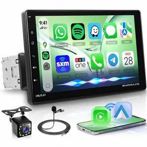 9 Single Din Car Stereo Wireless CarPlay Android Auto Detachable Touchscreen, Car Radio with Bluetooth 5.0 Mirror Link FM/EQ USB/AUX/TF/SWC/MIC Car Audio Receiver Backup Camera 9 Single Din Car Stereo Wireless CarPlay Android Auto Detachable Touchscreen, Car Radio with Bluetooth 5.0 Mirror Link FM/EQ USB/AUX/TF/SWC/MIC Car Audio Receiver Backup Camera