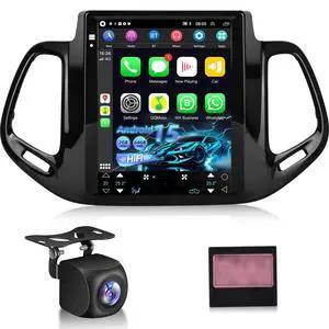 9.7 Inch Car Stereo for Jeep Compass 2017 2018 2019, 2+64G Android Touchscreen Radio with Wireless Carplay & Android Auto/WiFi/HiFi/GPS Navigation/Mirror Link/SWC, AHD Backup Camera 9.7 Inch Car Stereo for Jeep Compass 2017 2018 2019, 2+64G Android Touchscreen Radio with Wireless Carplay & Android Auto/WiFi/HiFi/GPS Navigation/Mirror Link/SWC, AHD Backup Camera