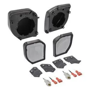 Ford Bronco Rear Speaker Pods for 2021-Up, Black Ford Bronco Rear Speaker Pods for 2021-Up, Black