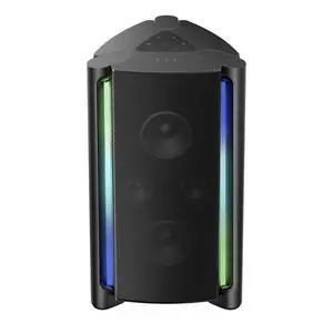 TP200K Portable Bluetooth Party Speaker with 5 RGB Dynamic Light Shows, 12 Hr Battery, and IPX4 Splash-Proof Rating TP200K Portable Bluetooth Party Speaker with 5 RGB Dynamic Light Shows, 12 Hr Battery, and IPX4 Splash-Proof Rating