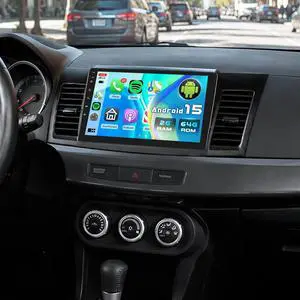 5Ghz WiFi 2G+64G Android 15 Radio for Mitsubishi Lancer 2008-2017 Car Stereo with Wireless Carplay Android Auto Bluetooth5.0 EQ 9 Inch IPS Touchscreen GPS FM/RDS SWC Backup Camera MIC 5Ghz WiFi 2G+64G Android 15 Radio for Mitsubishi Lancer 2008-2017 Car Stereo with Wireless Carplay Android Auto Bluetooth5.0 EQ 9 Inch IPS Touchscreen GPS FM/RDS SWC Backup Camera MIC