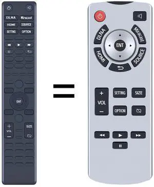 Replacement Remote Control Compatible with 2021-2023 Toyota Sienna Rear Seat Entertainment DVD 86170-45050 86170-08040 Replacement Remote Control Compatible with 2021-2023 Toyota Sienna Rear Seat Entertainment DVD 86170-45050 86170-08040