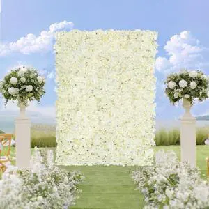 12pcs Flower Wall Panel Backdrop 3.5x4.6ft 3D Artificial Flower Wall Hydrangea Flower Backdrop Floral Background for Wedding Party Birthday Home Photo Decor 12pcs Flower Wall Panel Backdrop 3.5x4.6ft 3D Artificial Flower Wall Hydrangea Flower Backdrop Floral Background for Wedding Party Birthday Home Photo Decor