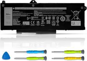 64Wh 4-Cell GRT01 Laptop Battery Compatible with Dell Latitude 15 5521 5531 14 5421 5431 Precision 3561 3571 3470 Alienware m17 R5 AMD Series Laptop 00P3TJ 0P3TJ 0R05P0 R05P0 05RGW 15.2V 64Wh 4-Cell GRT01 Laptop Battery Compatible with Dell Latitude 15 5521 5531 14 5421 5431 Precision 3561 3571 3470 Alienware m17 R5 AMD Series Laptop 00P3TJ 0P3TJ 0R05P0 R05P0 05RGW 15.2V