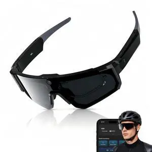AI Smart Glasses with Camera, HD Stabilized Video Recording Glasses, Waterproof Bluetooth Sunglasses with Ai Assistant, Touch Control, UV Protection for Cycling Skiing Outdoor Sports, Grey AI Smart Glasses with Camera, HD Stabilized Video Recording Glasses, Waterproof Bluetooth Sunglasses with Ai Assistant, Touch Control, UV Protection for Cycling Skiing Outdoor Sports, Grey