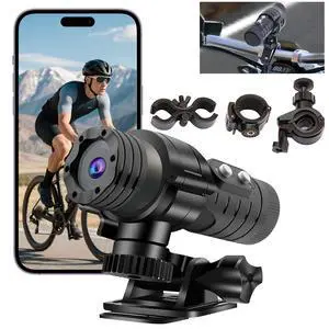 WiFi Helmet Camera HD 1080P Bike Motorcycle Video Recorder, IP66 Waterproof Action Camera DV DVR Riding Recorder Cycling Cam for Bicycle, Motorbike & Sports Helmet WiFi Helmet Camera HD 1080P Bike Motorcycle Video Recorder, IP66 Waterproof Action Camera DV DVR Riding Recorder Cycling Cam for Bicycle, Motorbike & Sports Helmet