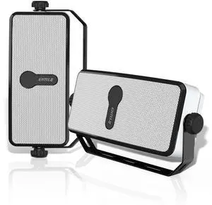 Bluetooth Outdoor Speaker, IPX5 Waterproof Wall Mount Speaker, Wireless Sync Up to 100 Speakers, Connect Seamlessly to Phone, Computer, Suitable for Patio, Porch, Gazebo, Garage, 2 PCS Bluetooth Outdoor Speaker, IPX5 Waterproof Wall Mount Speaker, Wireless Sync Up to 100 Speakers, Connect Seamlessly to Phone, Computer, Suitable for Patio, Porch, Gazebo, Garage, 2 PCS
