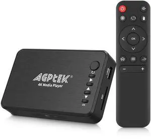Updated 4K@30hz HDMI TV Media Player with HDMI/AV/VGA Output |, Digital MP4 Player for 14TB HDD/ 256G USB Drive/SD Card/H.265 MP4, with Remote Control for MP3 AVI RMVB MPEG etc Updated 4K@30hz HDMI TV Media Player with HDMI/AV/VGA Output |, Digital MP4 Player for 14TB HDD/ 256G USB Drive/SD Card/H.265 MP4, with Remote Control for MP3 AVI RMVB MPEG etc