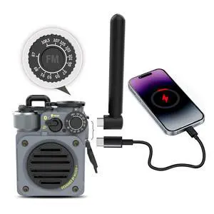 Wild Mini 3.0 Rugged Portable Bluetooth Speaker with Retro FM Radio Wild Mini 3.0 Rugged Portable Bluetooth Speaker with Retro FM Radio