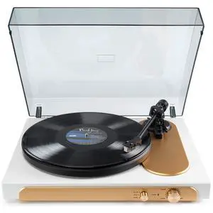 ® Record Player Turntable Wireless in & Output, High Fidelity Vinyl Player with Adjustable Counterweight & Anti-Skip, Built-in Phono Preamp, AT-3600L Cartridge for Music Lovers, 33/45 RPM ® Record Player Turntable Wireless in & Output, High Fidelity Vinyl Player with Adjustable Counterweight & Anti-Skip, Built-in Phono Preamp, AT-3600L Cartridge for Music Lovers, 33/45 RPM