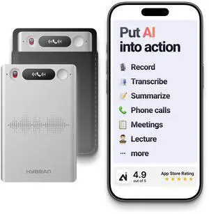 AI Voice Recorder for Phone Calls, Meetings & Lectures | Smart AI Note-Taking Device with Dedicated App for Transcription, Summary & Notes | Magnetic Case, 32GB (Up to 2000 Hours) | PDF Summary AI Voice Recorder for Phone Calls, Meetings & Lectures | Smart AI Note-Taking Device with Dedicated App for Transcription, Summary & Notes | Magnetic Case, 32GB (Up to 2000 Hours) | PDF Summary