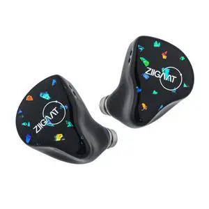 ZiiGaat Doscinco in Ear Monitor, 2DD+3BA Hybrid Driver Earphone IEM, Wired Earbuds, Audiophile Tuning, with IEM Cable for Musician Gaming (3.5mm), Black | HiFi Wired Earbuds, Audiophile Tuning, with I ZiiGaat Doscinco in Ear Monitor, 2DD+3BA Hybrid Driver Earphone IEM, Wired Earbuds, Audiophile Tuning, with IEM Cable for Musician Gaming (3.5mm), Black | HiFi Wired Earbuds, Audiophile Tuning, with I