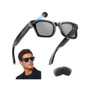 AI Smart Glasses with Camera,Photo Capture &4k Video Recording Glasses,Real-Time Translation, Open-Ear Audio, Object Recognition,Camera Sunglasses with AI Assistant for Vlogging, Travel, Running AI Smart Glasses with Camera,Photo Capture &4k Video Recording Glasses,Real-Time Translation, Open-Ear Audio, Object Recognition,Camera Sunglasses with AI Assistant for Vlogging, Travel, Running