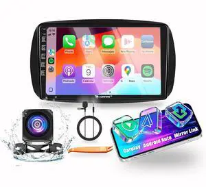 for Benz Smart Fortwo 453 2015-2020 Car CarPlay Android Auto Navigation Stereo GPS Radio Reverse Camera Display 9" IPS Touchscreen Headunit Tablet Pad Media Player Quad Core 2G+64G for Benz Smart Fortwo 453 2015-2020 Car CarPlay Android Auto Navigation Stereo GPS Radio Reverse Camera Display 9" IPS Touchscreen Headunit Tablet Pad Media Player Quad Core 2G+64G