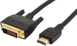 HDMI to DVI Adapter Cable, Bi-Directional 1080p, Gold-Plated, 6 ft, Black, 36-Pack HDMI to DVI Adapter Cable, Bi-Directional 1080p, Gold-Plated, 6 ft, Black, 36-Pack