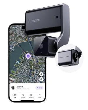 beam2 Dash Cam - 2K QHD LTE Connected Unlimited Cloud Storage Live Streaming Parking Mode Night Vision - Front & Cabin Cam - Includes $25 OBD Kit for Continuous Power (128GB Internal Storage) beam2 Dash Cam - 2K QHD LTE Connected Unlimited Cloud Storage Live Streaming Parking Mode Night Vision - Front & Cabin Cam - Includes $25 OBD Kit for Continuous Power (128GB Internal Storage)