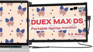 Mobile Pixels New Duex Max DS 14.1'' FHD 1080p Laptop Screen Extender | USB Type-C/HDMI Ports, Portable Monitor for 14'' to 17 Inch Laptops, Coatible with macOS/Windows/Apple/Android/Switch Mobile Pixels New Duex Max DS 14.1'' FHD 1080p Laptop Screen Extender | USB Type-C/HDMI Ports, Portable Monitor for 14'' to 17 Inch Laptops, Coatible with macOS/Windows/Apple/Android/Switch