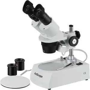 SE305R-PZ Forward Binocular Stereo Microscope, WF10x and WF20x | 10X-60X Magnification Range DIN Standard RMS 20.32mm Thread 160mm Finite Tube Length Compatible SE305R-PZ Forward Binocular Stereo Microscope, WF10x and WF20x | 10X-60X Magnification Range DIN Standard RMS 20.32mm Thread 160mm Finite Tube Length Compatible