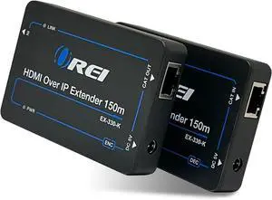 HDMI Over Ethernet Extender with CAT5/CAT6, Upto 330 Feet - HDMI Loop Out - 1080P Full HD Signal Distribution with Support for one to Many Connection HDMI Over Ethernet Extender with CAT5/CAT6, Upto 330 Feet - HDMI Loop Out - 1080P Full HD Signal Distribution with Support for one to Many Connection