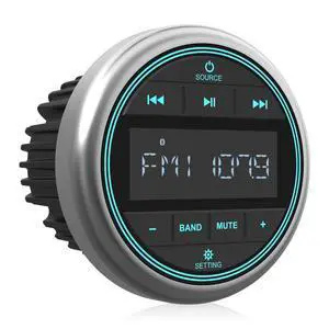 Marine Bluetooth Stereo Radio Receiver: Marine Digital Multimedia Player | 2.8 Inch LCD Display AM FM USB AUX-In Preset EQ Subwoofer 200W RCA Output for Boat Golf Cart ATV UTV Yacht Marine Bluetooth Stereo Radio Receiver: Marine Digital Multimedia Player | 2.8 Inch LCD Display AM FM USB AUX-In Preset EQ Subwoofer 200W RCA Output for Boat Golf Cart ATV UTV Yacht