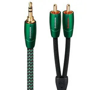 Evergreen Audio Interconnect 1m (3 feet 4inches) 3.5mm to RCA Evergreen Audio Interconnect 1m (3 feet 4inches) 3.5mm to RCA