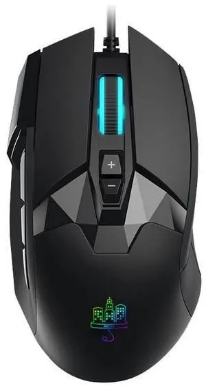 MOJO Pro Performance Silent Gaming Mouse - Wired Mouse with 9 Programmable Buttons Including Sniper Key, 12000 DPI, 1000 Hz, Force Adjustable, Custom Profiles MOJO Pro Performance Silent Gaming Mouse - Wired Mouse with 9 Programmable Buttons Including Sniper Key, 12000 DPI, 1000 Hz, Force Adjustable, Custom Profiles
