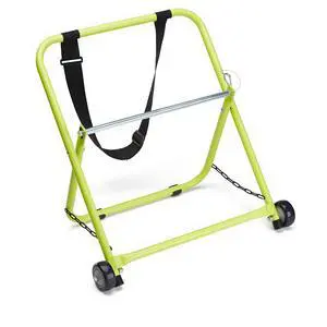 trueCABLE Wire and Cable Caddy with Wheels and Pull Strap, Industrial Grade Steel Wire Dispenser, Holds Cable Reels Up to 20" Diameter and 100 lb Capacity trueCABLE Wire and Cable Caddy with Wheels and Pull Strap, Industrial Grade Steel Wire Dispenser, Holds Cable Reels Up to 20" Diameter and 100 lb Capacity