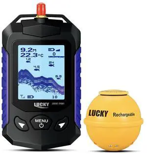 Handheld Portable Fish Depth Finders Castable Kayak Sonar Fish Finder Compact Wireless Boat Fishfinder Lightweight for Shore Lake Ice Fishing FF168-WLA Handheld Portable Fish Depth Finders Castable Kayak Sonar Fish Finder Compact Wireless Boat Fishfinder Lightweight for Shore Lake Ice Fishing FF168-WLA