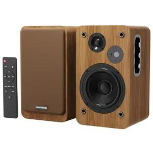 Powered Bookshelf Speakers - Studio Monitor Bookshelf Speakers 36W RMS - Active Bookshelf Speakers,BT 5.4 Wireless Speakers USB Digital Audio Studio Monitors Compatible with Turntable,Record Player,PC Powered Bookshelf Speakers - Studio Monitor Bookshelf Speakers 36W RMS - Active Bookshelf Speakers,BT 5.4 Wireless Speakers USB Digital Audio Studio Monitors Compatible with Turntable,Record Player,PC