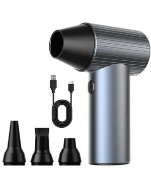 SwiftFlow X7 Compressed Air Duster, Ultra-Powerful Electric Air Duster, 3-Speed Adjustable Rechargeable Cordless Air Blower for Computer, Keyboard, Home, Outdoor and Car SwiftFlow X7 Compressed Air Duster, Ultra-Powerful Electric Air Duster, 3-Speed Adjustable Rechargeable Cordless Air Blower for Computer, Keyboard, Home, Outdoor and Car