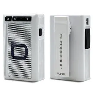 Retro Pager Wearable Bluetooth Speaker, White | Portable waterproof speaker with LED flashlight and more than 7 hours of battery life Retro Pager Wearable Bluetooth Speaker, White | Portable waterproof speaker with LED flashlight and more than 7 hours of battery life