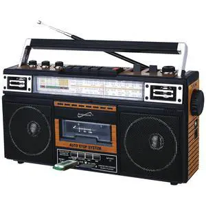 SC-3201BT 4 Band Radio & Cassette Player Boombox, Bluetooth Speaker, AM/FM/SW Radio with MP3 Playback, USB & SD Card, 3 Band EQ and Earphone Jack SC-3201BT 4 Band Radio & Cassette Player Boombox, Bluetooth Speaker, AM/FM/SW Radio with MP3 Playback, USB & SD Card, 3 Band EQ and Earphone Jack