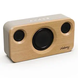 Bluetooth Speaker, 40W, Portable Wireless, BT 5.3, AUX, TF Card | 40W Peak Power, BT 5.3, Portable Wireless Design, AUX/TF Card, Wood Finish, Deep Bass, Sync 100 Speakers Bluetooth Speaker, 40W, Portable Wireless, BT 5.3, AUX, TF Card | 40W Peak Power, BT 5.3, Portable Wireless Design, AUX/TF Card, Wood Finish, Deep Bass, Sync 100 Speakers