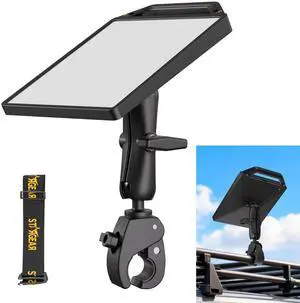 Starlink Mini Clamp Mount with Protective Silicone Case, 2 in 1 Satellite Dish Mounting Kit & Cover with Adjustable Clamp Mount Handle Shoulder Strap & 1/4"-20 Nuts for RVs Car Boat-Black Starlink Mini Clamp Mount with Protective Silicone Case, 2 in 1 Satellite Dish Mounting Kit & Cover with Adjustable Clamp Mount Handle Shoulder Strap & 1/4"-20 Nuts for RVs Car Boat-Black