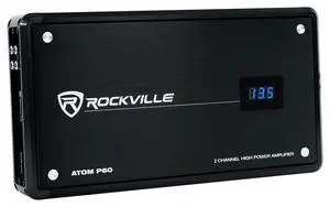 ATOM P60 Marine/ATV/Car Amplifier, 4800W, 2-Channel, Class-D, Dyno-Certified, Digital Volt Meter, Perfect for Boats, ATVs, and Car Audio | Class D, Digital Volt Meter, Compact, Bridgeable, Rustproof, ATOM P60 Marine/ATV/Car Amplifier, 4800W, 2-Channel, Class-D, Dyno-Certified, Digital Volt Meter, Perfect for Boats, ATVs, and Car Audio | Class D, Digital Volt Meter, Compact, Bridgeable, Rustproof,