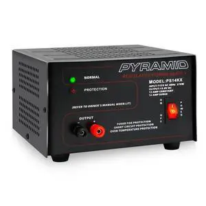 Universal Compact Bench Power Supply - 12 Amp Linear Regulated Home Lab Benchtop AC-to-DC 12V Converter Universal Compact Bench Power Supply - 12 Amp Linear Regulated Home Lab Benchtop AC-to-DC 12V Converter